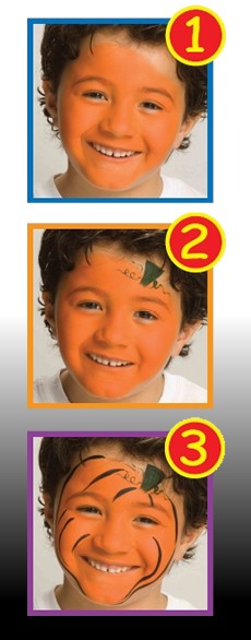 Pintura facial do BICHO PAPÃO para crianças