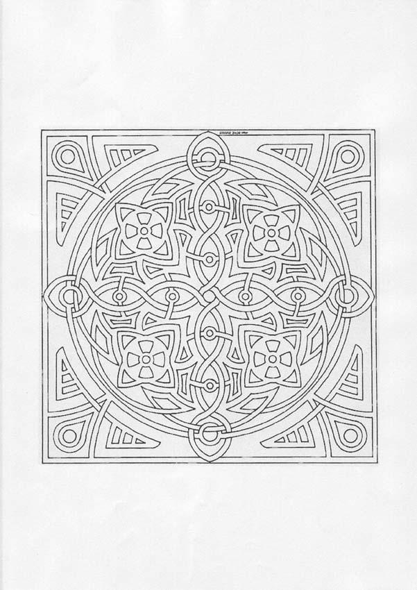 Desenhos para colorir de mandala difícil para colorir 