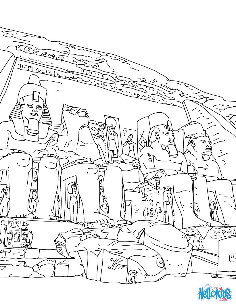 desenhos para colorir de desenho de pirâmides para colorir pt