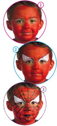 Maquillage enfants Spiderman - L'Heure des Mamans - Ateliers - Fêtes et anniversaires - Créations du Carnaval