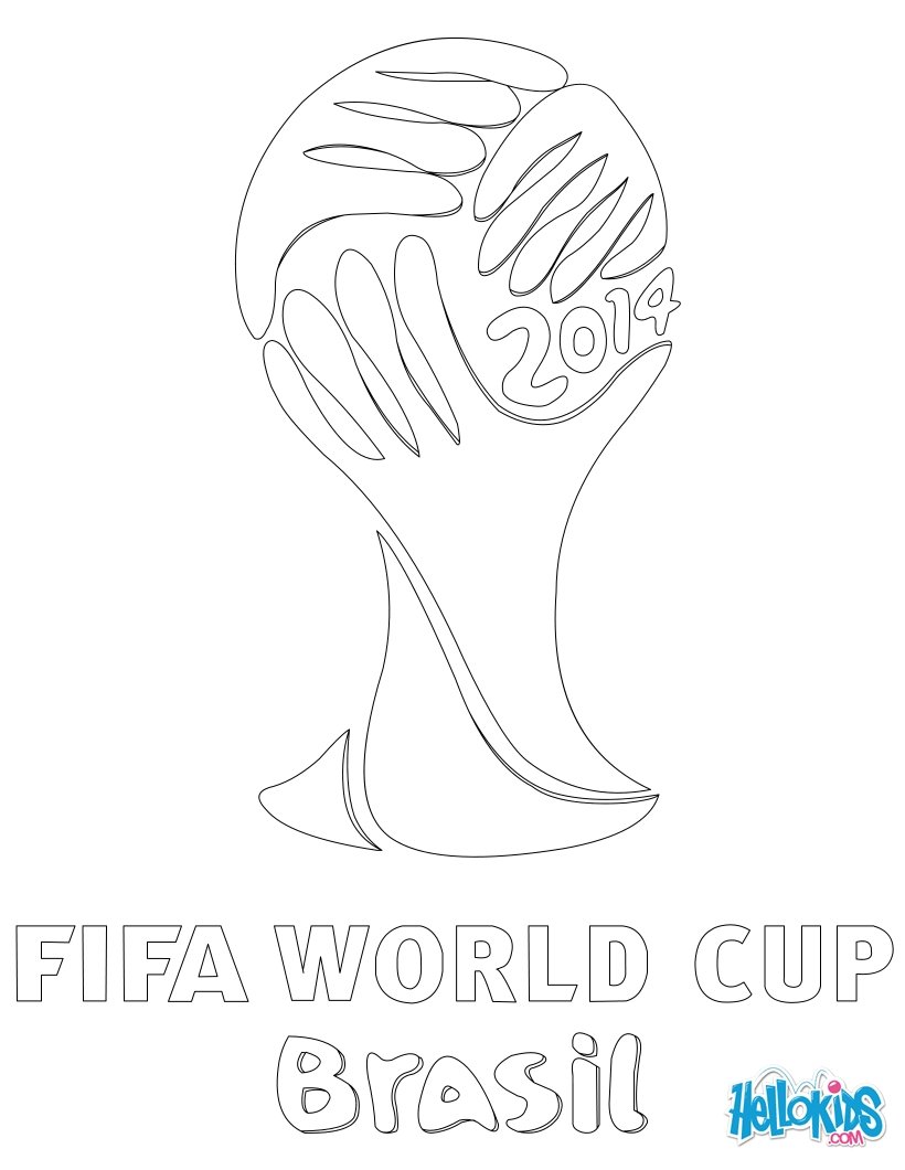 desenhos para colorir de 2014 fifa world cup logo pt