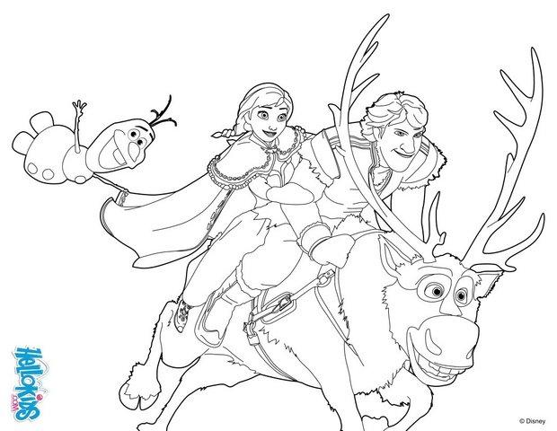 Desenhos do Frozen para colorir