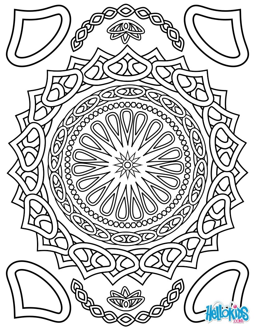 Desenho para Colorir que Relaxa - Site para Imprimir Grátis - Novos Desenhos  para Adultos