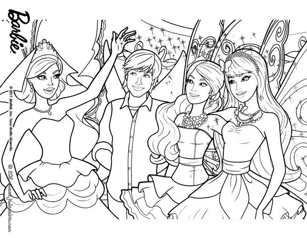 Desenhos para colorir BARBIE