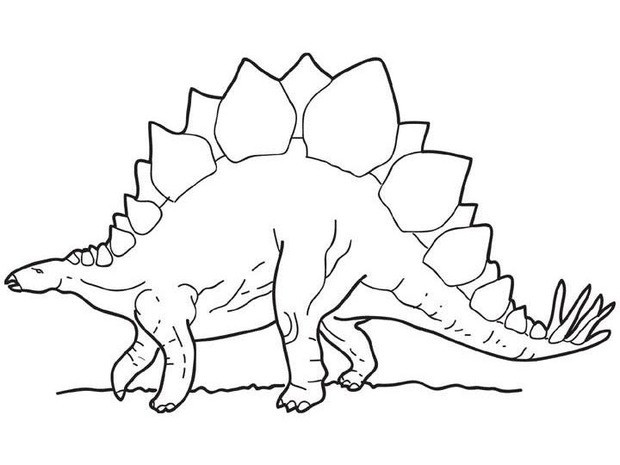 Como desenhar um estegossauro  Tutorial de desenho passo a passo