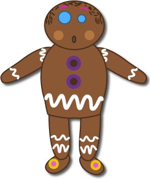 Gingerbread Man boneca