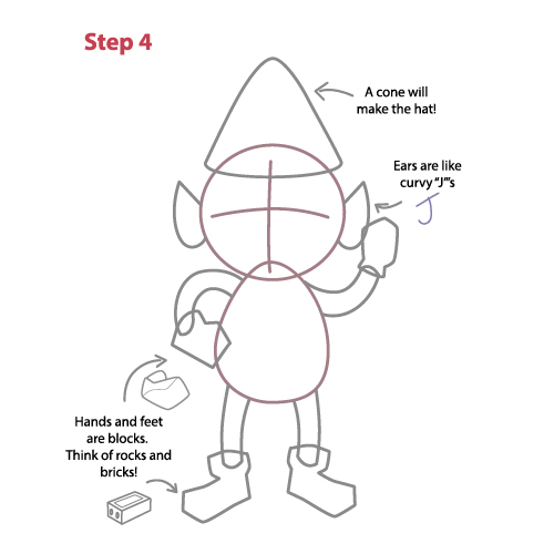 como dibujar un duende paso a paso/How to draw elf