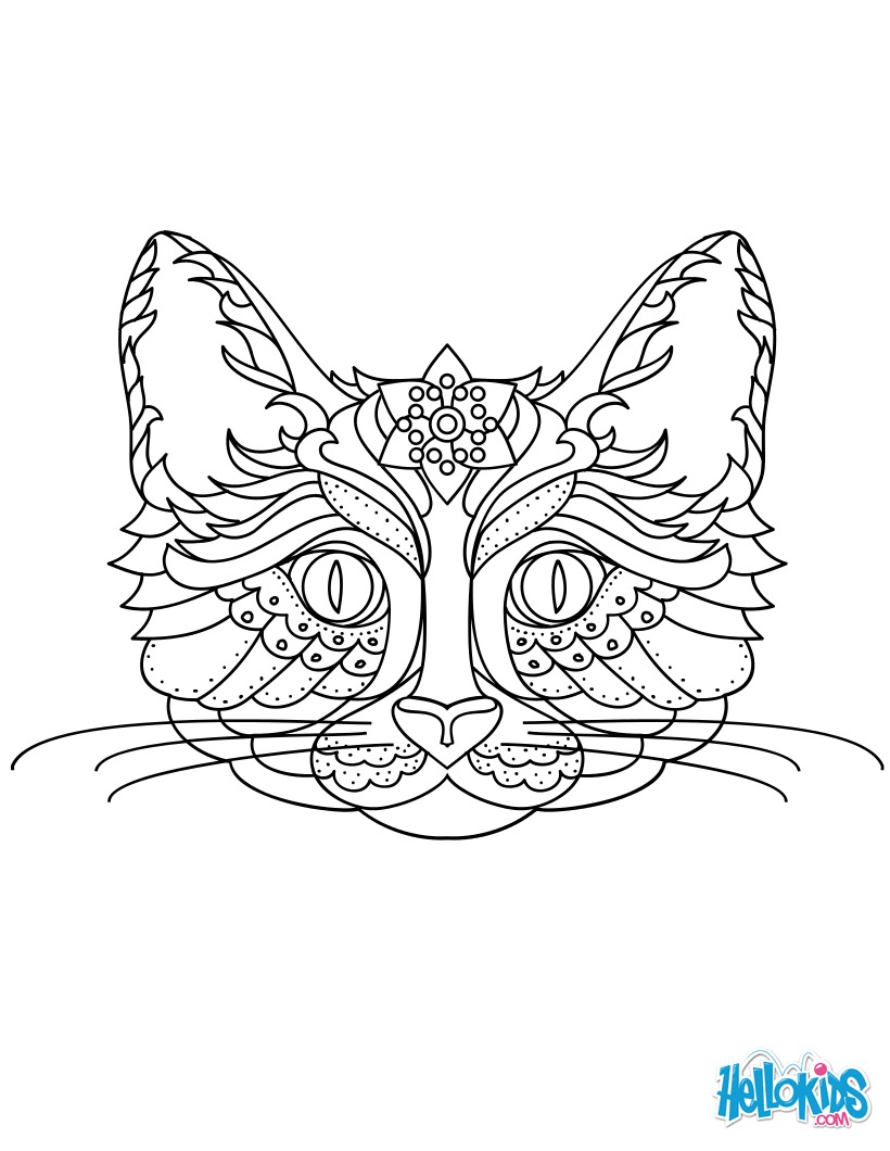 Desenhos Para Colorir Pdf Para Imprimir Gatos Mandala