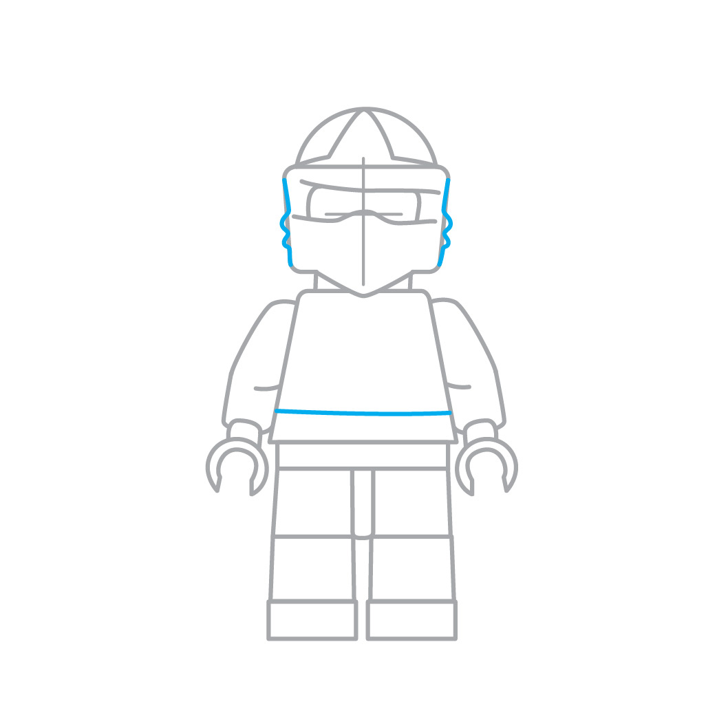 Como desenhar o lego ninja de ninjago 