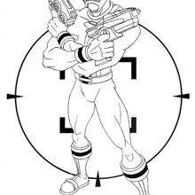 Power Ranger armas a laser