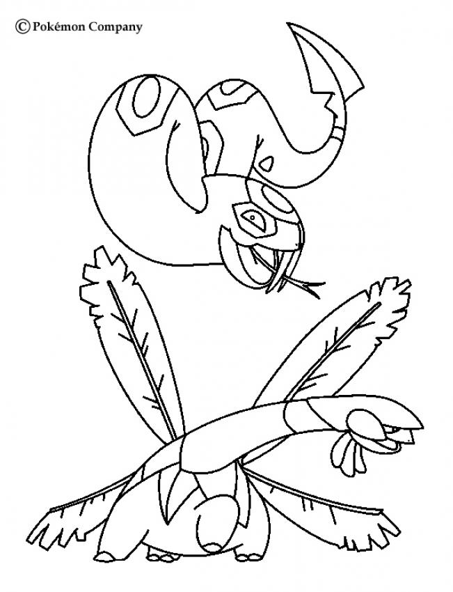 Mega Tropius Coloring Pages 7