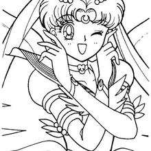 A piscadela da Sailor Moon