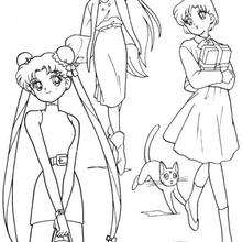 Desenhos da Sailor Moon para pintar e colorir - Pinte Online