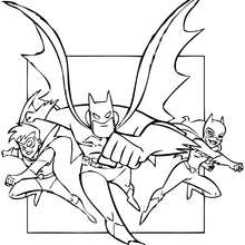 Desenhos para colorir de desenho do carro do batman na cidade para