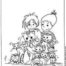 Desenhos para colorir de desenho de uma família cachorro para colorir  