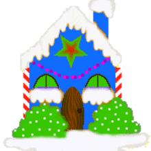 Natal para crianças, Animações de casas com decoração de Natal