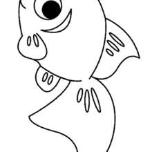 Ilustração de um peixe fazendo bolhas