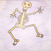 Como desenhar um esqueleto do Dia das Bruxas