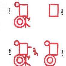 Como desenhar um trator - Guias fáceis de desenho passo a passo - Howtos de  desenho