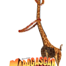 Animação da girafa Melman