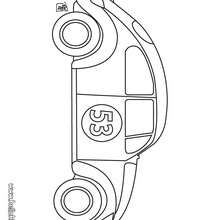 Desenhos para colorir de desenho de um carro esportivo para