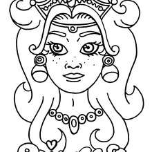 Desenhos para colorir de desenho de uma princesa de boneca para