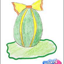 Aprenda a desenhar um ovo de Páscoa