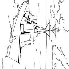 Desenhos para colorir de desenho de um carro de combate para