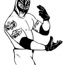 wrestling, Desenho do Rey mysterio para colorir