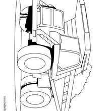 Desenhos para colorir de desenho de um caminhão cegonha para