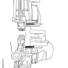 desenho de caminhão de cimento para colorir para crianças 7802014