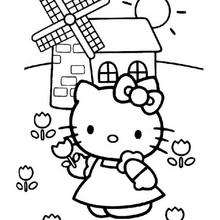 Cantinho das Atividades: DESENHOS PARA COLORIR: HELLO KITTY