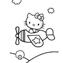 Desenhos para colorir de desenho da hello kitty dançando para