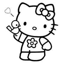 Hello Kitty para colorir em 2023  Hello kitty, Desenhos da hello kitty  para colorir, Casa da hello kitty