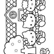 Desenho de Hello Kitty para Colorir - Colorir.com