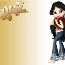 Fundo de tela da Bratz  - amarelo