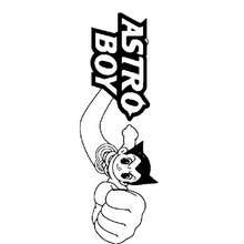 Desenho para colorir online do Astro Boy