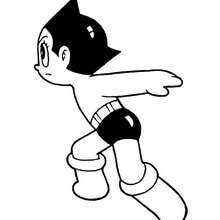 Desenho do lindo Astro Boy para colorir