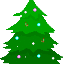 Natal para crianças, Animações de árvores de Natal enfeitadas