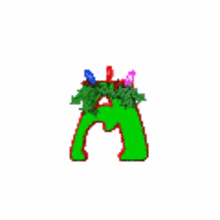 CHRISTMAS animated LETTERS - ANIMATED GIFS - Draw
