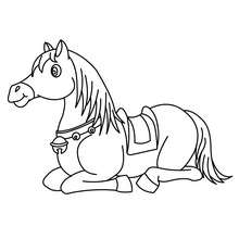 Desenhos para colorir de cavalo fofo 3 - Desenhos para colorir grátis para  imprimir