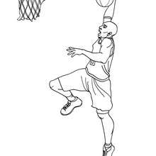 Desenho do Kobe Bryant para colorir