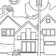 Desenhos de Casas para colorir e Imprimir - Pintar Grátis Online