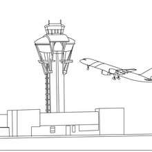 Desenho Para Colorir torre de controle - Imagens Grátis Para Imprimir - img  4755