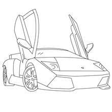 Uma Lamborghini Murcielago para colorir