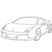 Carros de corrida para colorir (Ferrari e Lamborghini)