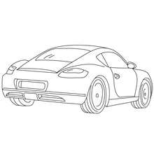 Carros Para Colorir - Jeep, Land Rover, Porsche, Ferrari, Mustang