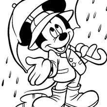 Mickey na chuva