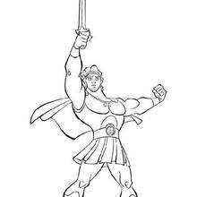 Hércules com uma espada
