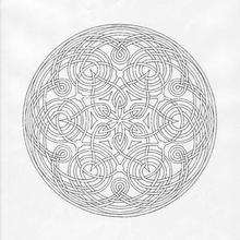 Desenhos para colorir de mandala difícil para colorir 